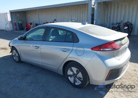 2020 Hyundai Ioniq Hybrid Blue from USA, damaged, VIN KMHC65LC0LU235666
